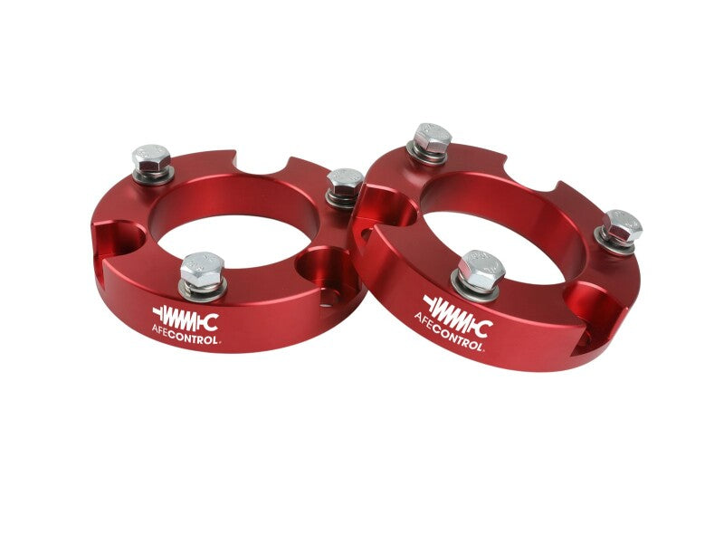 AFE Leveling Springs - aFe CONTROL 2.0 IN Leveling Kit 05-21 Toyota 4Runner/FJ Cruiser/Tacoma - Red