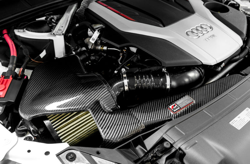 AWE AirGate Intake - AWE Tuning Audi B9/B9.5 S4/S5/RS5 3.0T Carbon Fiber AirGate Intake w/ Lid
