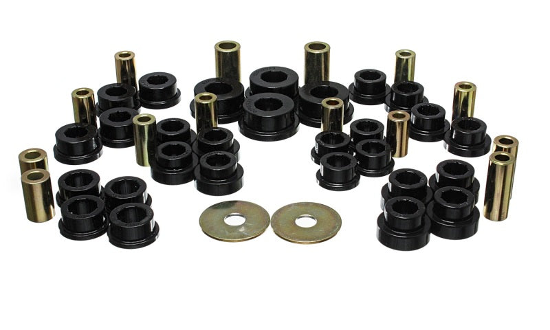 ES Cntrl Arm Bushings - Black - Energy Suspension Subaru 08-12 Impreza/08-14 WRX Black Rear Control Arm Bushing Set