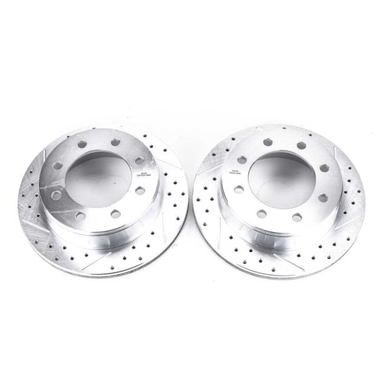 PSB Evolution Drill/Slot Rotor - Power Stop 02-06 Chevrolet Avalanche 2500 Rear Evolution Drilled & Slotted Rotors - Pair