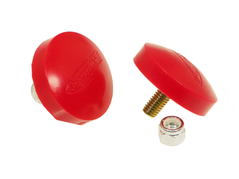 PRO Bump Stops - Red - Prothane Universal Bump Stop 11/16X2 Button - Red