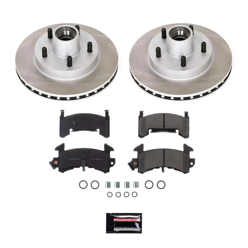 PSB Semi-Coated Rotor Kits - Power Stop 82-87 Pontiac Grand Prix Front Semi-Coated Rotor Kit