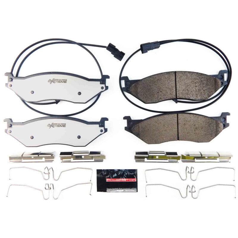 PSB Z36 Truck & Tow Brake Pads - Power Stop 08-09 Ford F-53 Motorhome Chassis Front Z36 Truck & Tow Brake Pads w/Hardware