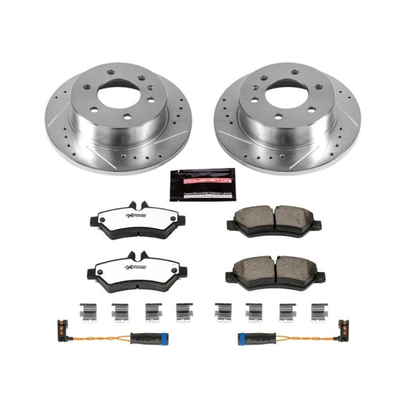 PSB Z36 Truck & Tow Kit - Power Stop 07-09 Dodge Sprinter 2500 Rear Z36 Truck & Tow Brake Kit