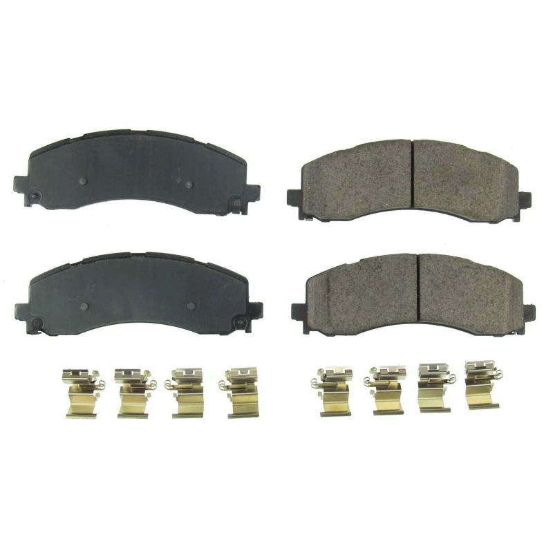 PSB Z17 Evolution Brake Pads - Power Stop 2019 Ram 2500 Rear Z17 Evolution Ceramic Brake Pads w/Hardware