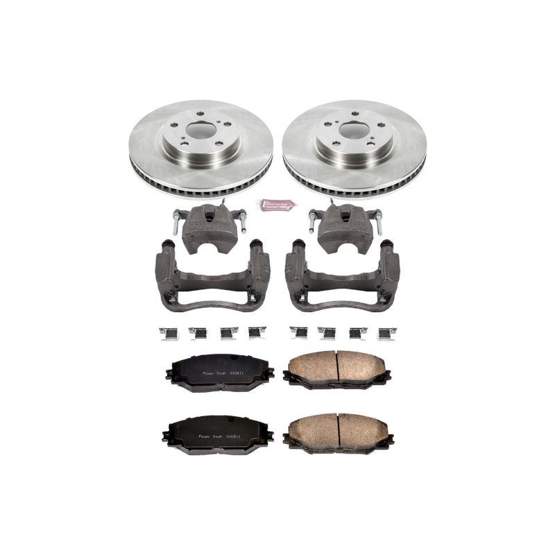 PSB Autospecialty Kit w/Cals - Power Stop 09-10 Pontiac Vibe Front Autospecialty Brake Kit w/Calipers