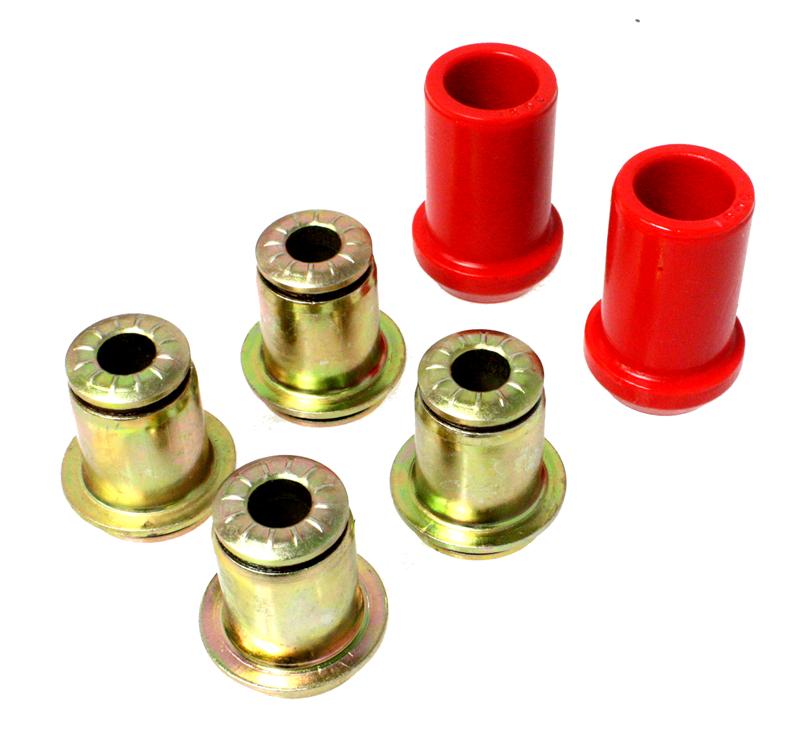 ES Cntrl Arm Bushings - Red - Energy Suspension Front Control Arm Bushing Set - Red