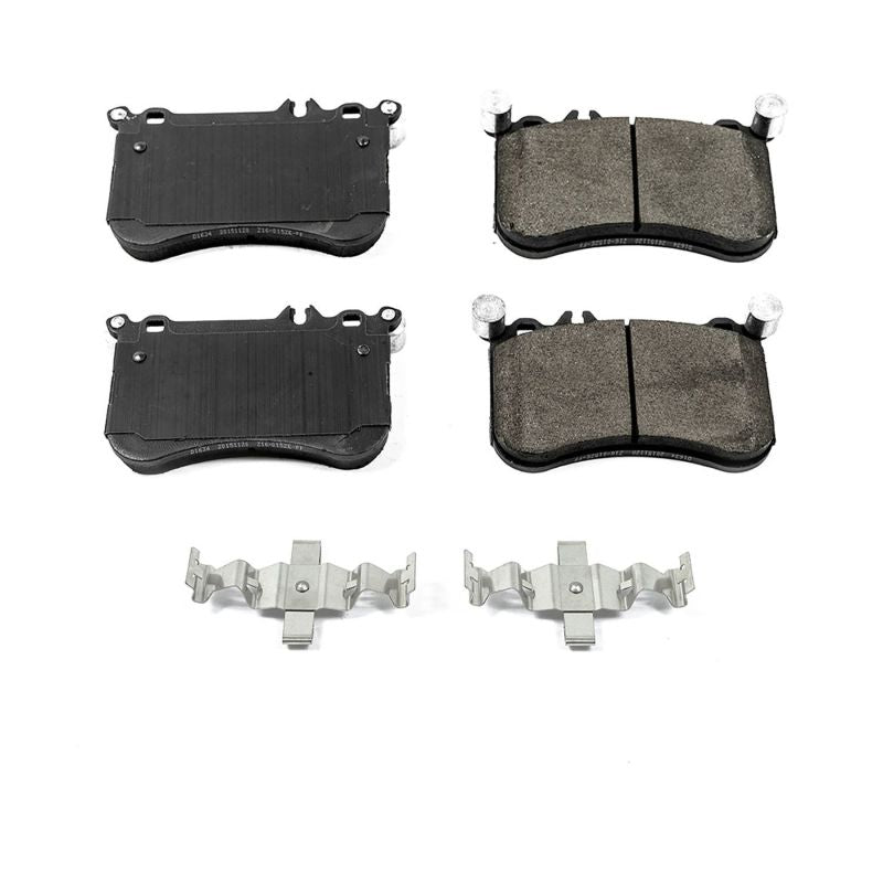 PSB Z17 Evolution Brake Pads - Power Stop 12-18 Mercedes-Benz CLS550 Front Z17 Evolution Ceramic Brake Pads w/Hardware