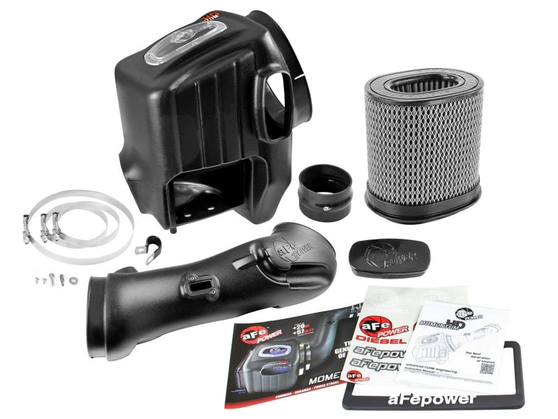 AFE Momentum HD Cold Air Intakes - aFe Momentum HD Pro DRY S Stage-2 Si Intake 11-15 Ford Diesel Trucks V8-6.7L (See afe51-73005-E)