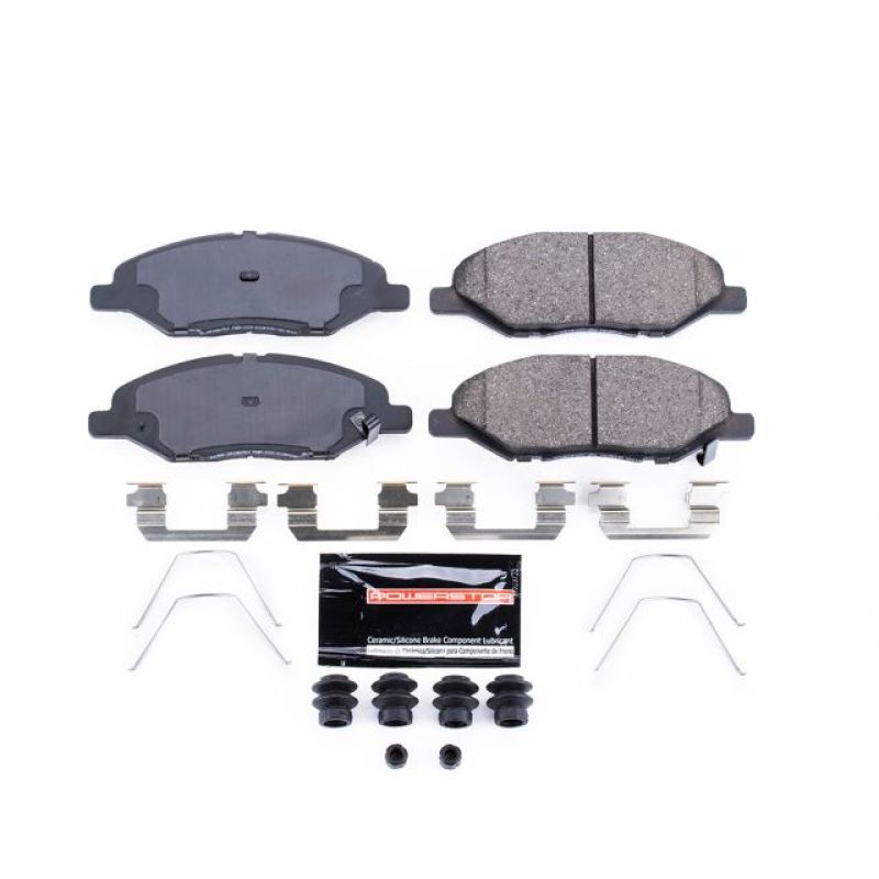 PSB Z23 Evolution Brake Pads - Power Stop 09-11 Nissan Versa Front Z23 Evolution Sport Brake Pads w/Hardware