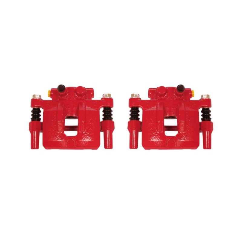 PSB Red Calipers - Power Stop 11-14 Chrysler 200 Rear Red Calipers w/Brackets - Pair