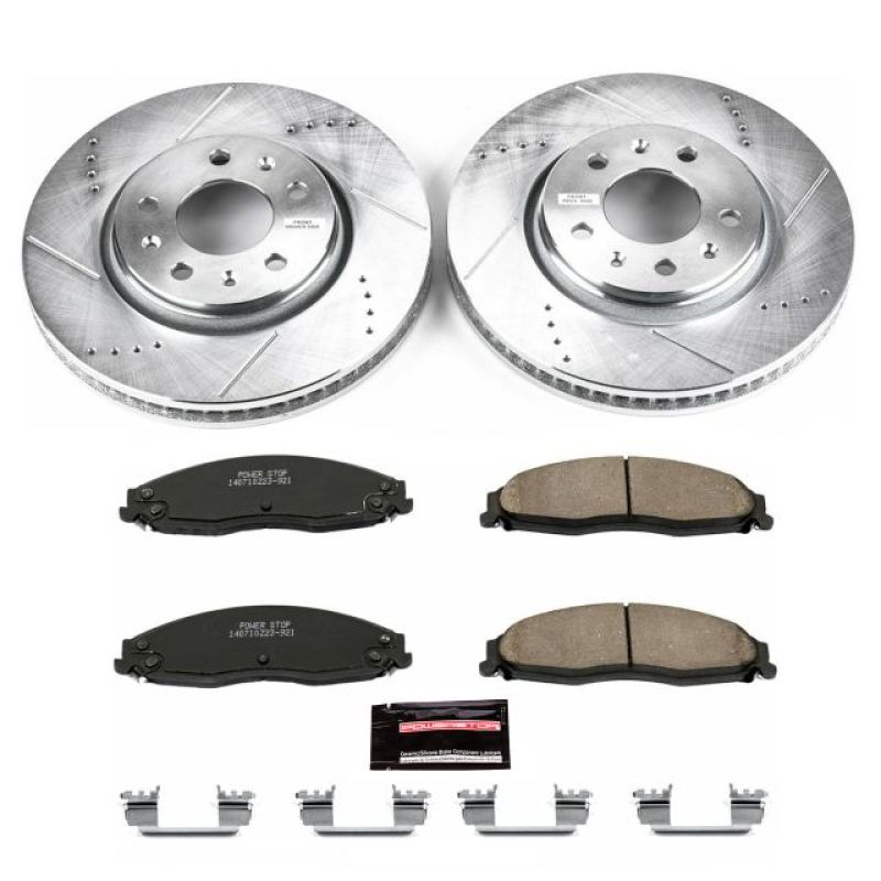 PSB Z23 Evolution Kit - Power Stop 03-05 Cadillac CTS Front Z23 Evolution Sport Brake Kit