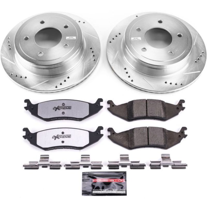 PSB Z36 Truck & Tow Kit - Power Stop 04-06 Ford E-150 Rear Z36 Truck & Tow Brake Kit