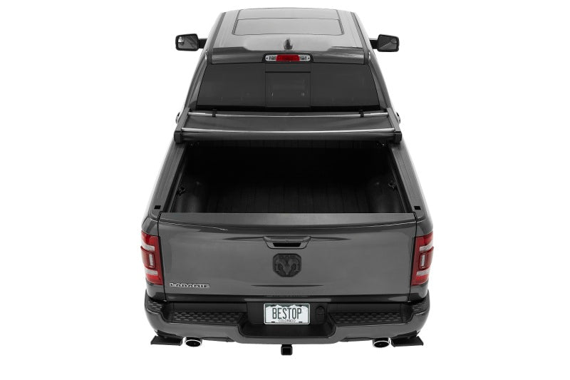BES EZ-Fold Tonneau Covers - Bestop 19-26 Dodge Ram 1500 For 57 Ft Bed W/O Dodge Rambox {Exc Classic} Ez-Fold Soft Tonneau