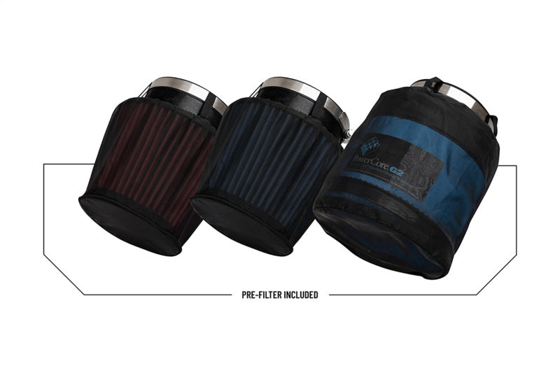 COR Air Intake Closed Box - Corsa 2021-2025 Ford Bronco 2.7L Cold Air Intake With Donaldson Powercore Dry Filter