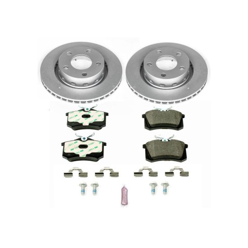 PSB Euro-Stop Kit - Power Stop 02-04 Audi S6 Rear Euro-Stop Brake Kit