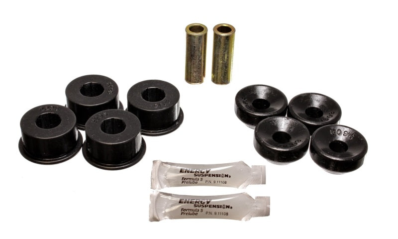 ES Shock Bushings - Black - Energy Suspension 90-97 Honda Accord/Odyssey / 92-01 Prelude Black Front Shock Upper and Lower Bushi