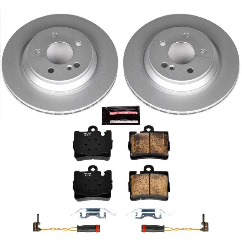 PSB Z23 Evolution Coated Kit - Power Stop 00-02 Mercedes-Benz S430 Rear Z23 Evolution Sport Coated Brake Kit