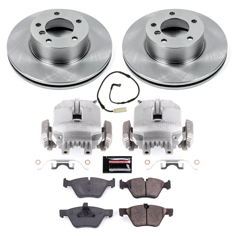 PSB Autospecialty Kit w/Cals - Power Stop 08-10 BMW 128i Front Autospecialty Brake Kit w/Calipers
