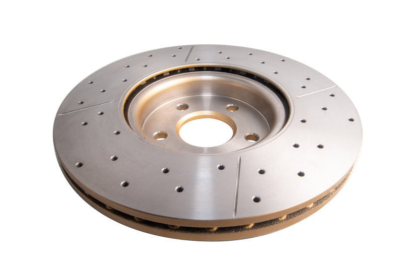 DBA Street Slot&Drill Rotors - DBA 13-18 Ford Focus ST (w/320mm Front Rotor) Front Drilled & Slotted Street Series Rotor