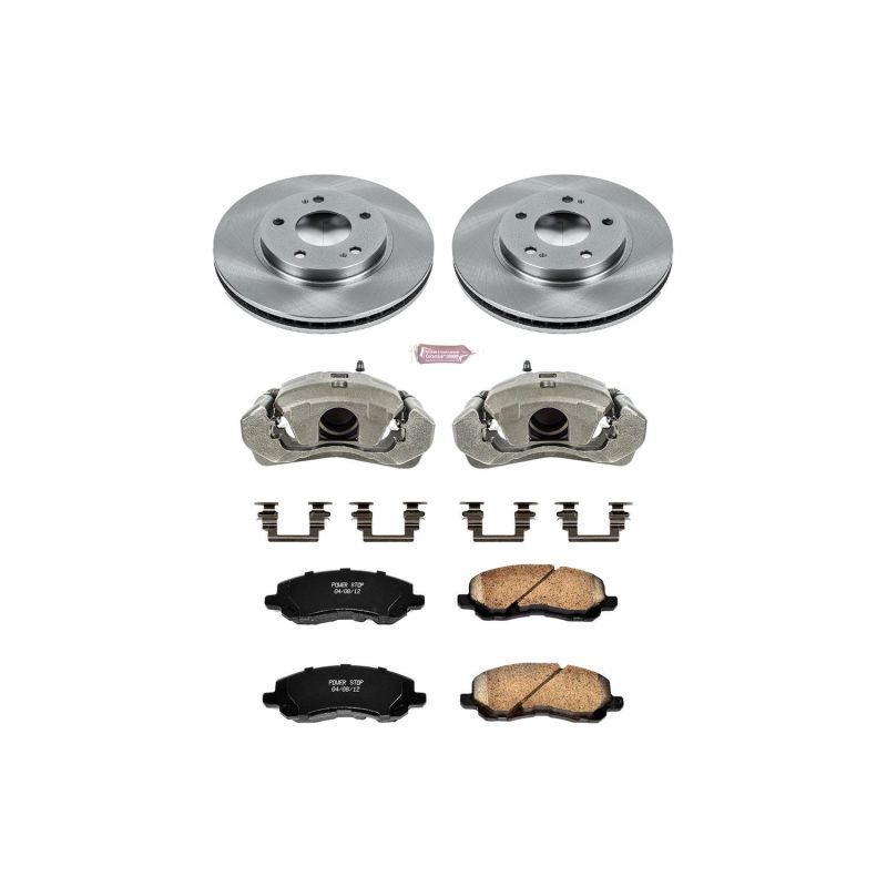 PSB Autospecialty Kit w/Cals - Power Stop 01-05 Chrysler Sebring Front Autospecialty Brake Kit w/Calipers