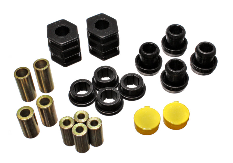ES Cntrl Arm Bushings - Black - Energy Suspension 96-00 Honda Civic/CRX Black Front Control Arm Bushing Set