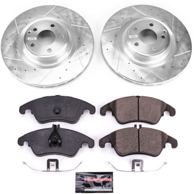 PSB Z23 Evolution Kit - Power Stop 17-18 Mercedes-Benz SLC300 Front Z23 Evolution Sport Brake Kit