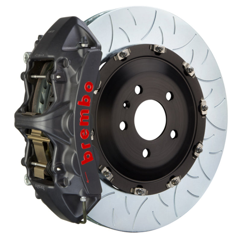 BRB Big Brake Kits - Brembo 10-12 Range Rover Front GTS BBK 6 Piston Cast 405x34 2pc Rotor Slotted Type3-Black HA