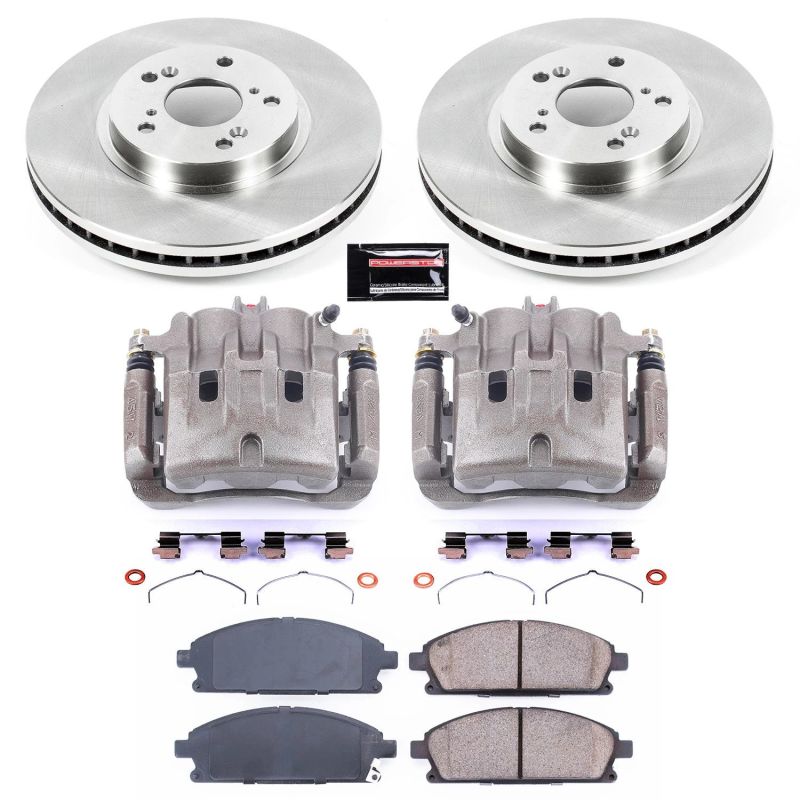 PSB Autospecialty Kit w/Cals - Power Stop 03-06 Acura MDX Front Autospecialty Brake Kit w/Calipers