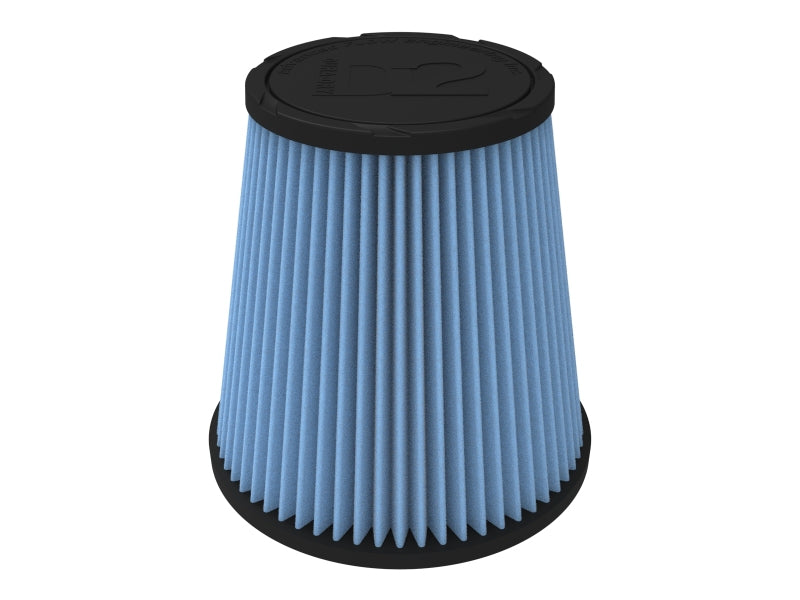 AFE Universal D2 Dura Dry Air Filter - aFe Magnum FORCE Intake Replacement Air Filter w/ D2 Dura-Dry Media 3-1/2in Fx8in Bx5-1/2in Tx8in H