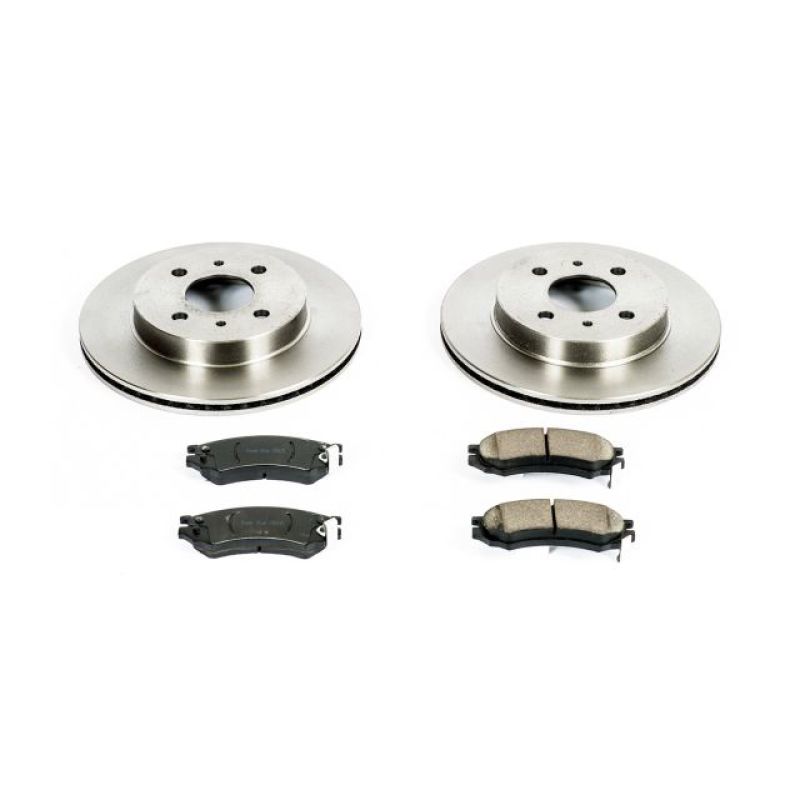 PSB Autospecialty Kit - Power Stop 91-92 Saturn SC Front Autospecialty Brake Kit