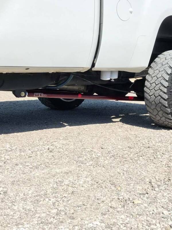 WCF Traction Bar - Wehrli 11-19 Chevy & GMC Duramax RCLB/CCSB/ECSB 60in. Traction Bar Kit - Bengal Silver