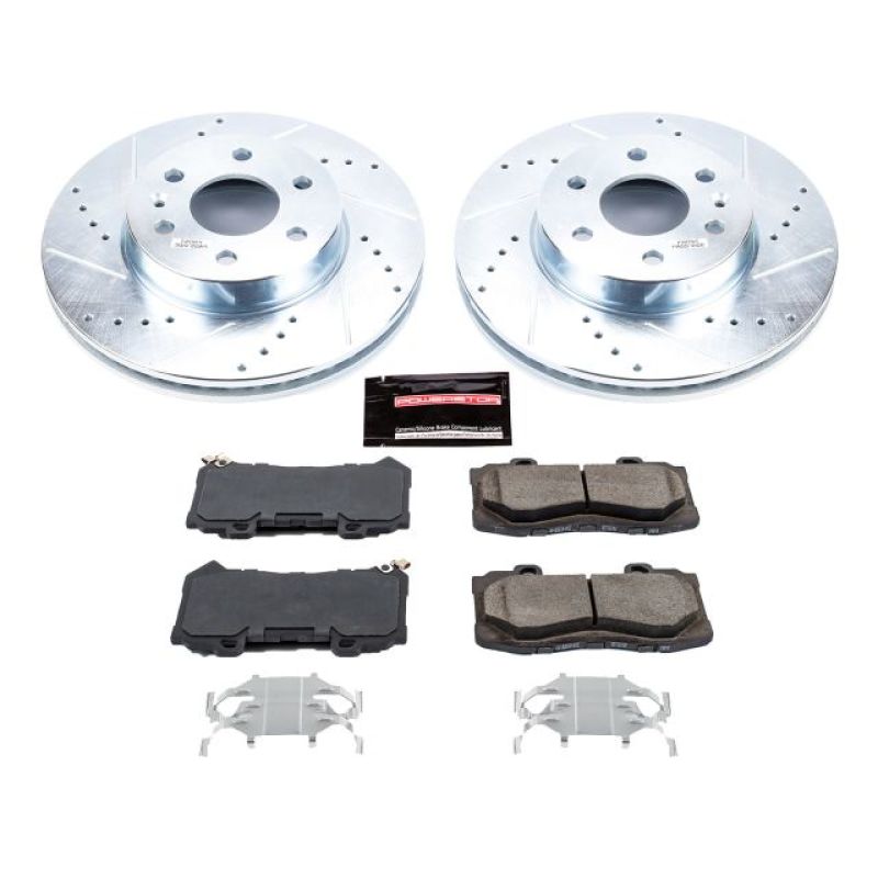 PSB Z23 Evolution Kit - Power Stop 15-18 Chevrolet Colorado Front Z23 Evolution Sport Brake Kit