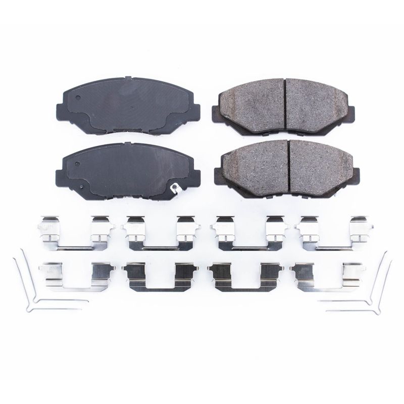 PSB Z17 Evolution Brake Pads - Power Stop 13-15 Acura ILX Front Z17 Evolution Ceramic Brake Pads w/Hardware