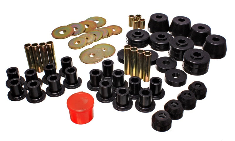 ES Hyper-Flex Sets - Black - Energy Suspension 72-85 Dodge/Plymouth 1/2 & 3/4 Ton S/C Pickup Black Hyper-Flex Master Bushing Set