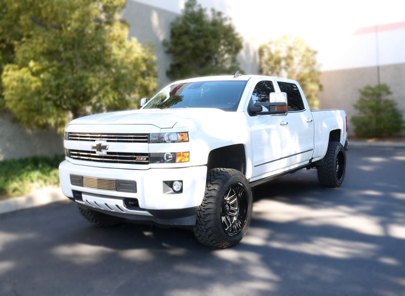 GOR RealTruck VoltStep Running Boards - RealTruck 15-19 Chevy Silverado 25/3500HD CC Dsl 4dr VoltStep Electric Running Board Kit - Tex. Blk