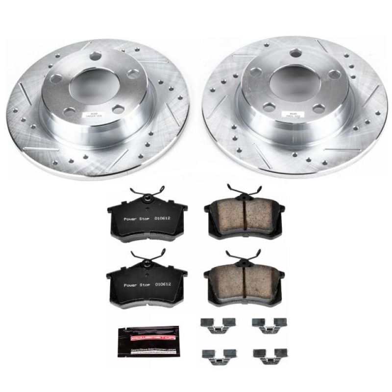 PSB Z23 Evolution Kit - Power Stop 01-05 Audi Allroad Quattro Rear Z23 Evolution Sport Brake Kit