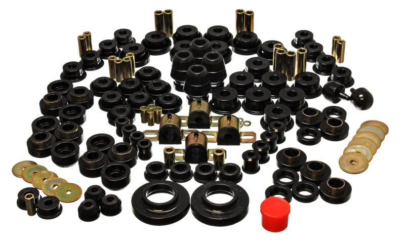 ES Hyper-Flex Sets - Black - Energy Suspension 97-06 Jeep Wrangler TJ Black Hyper-Flex Master Bushing Set
