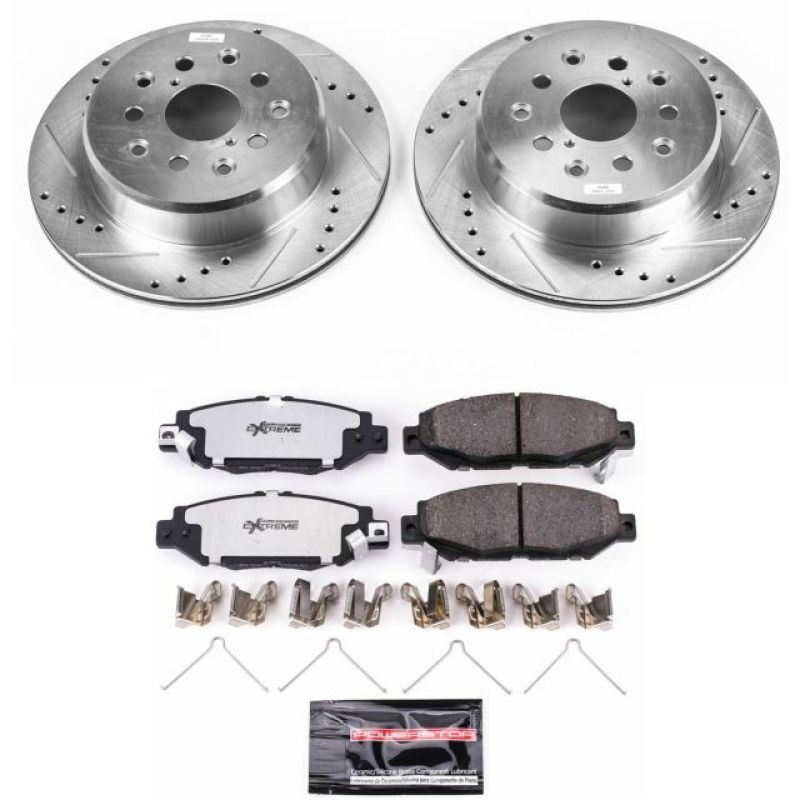 PSB Z26 Street Warrior Kit - Power Stop 93-97 Lexus GS300 Rear Z26 Street Warrior Brake Kit