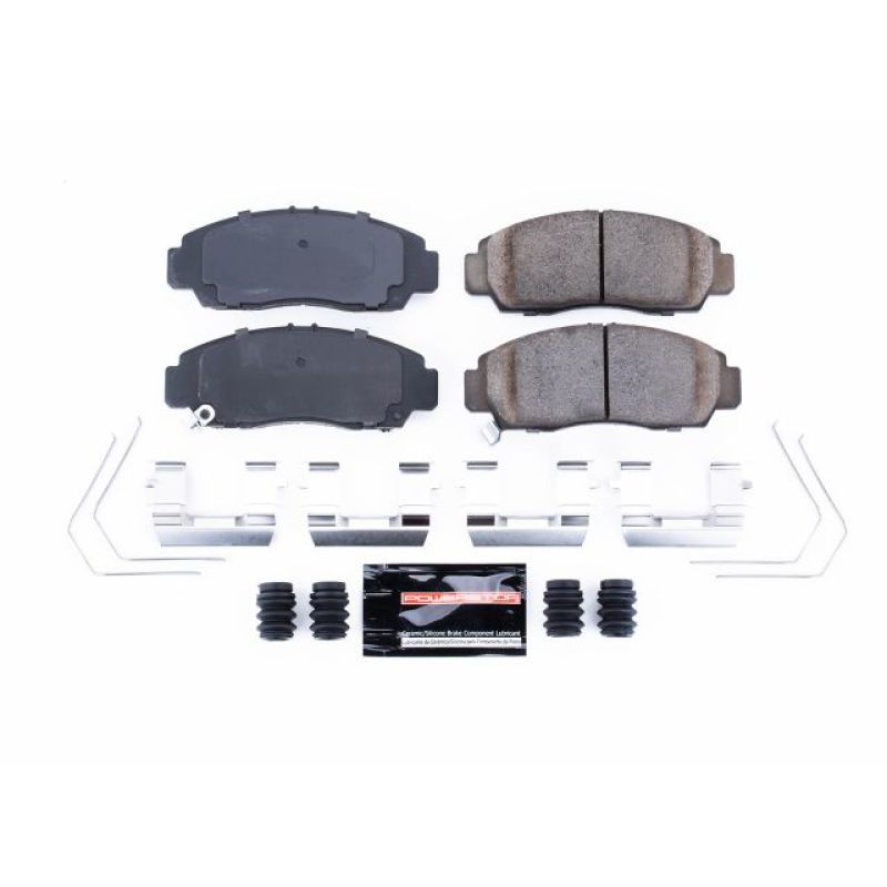 PSB Z23 Evolution Brake Pads - Power Stop 11-14 Acura TSX Front Z23 Evolution Sport Brake Pads w/Hardware