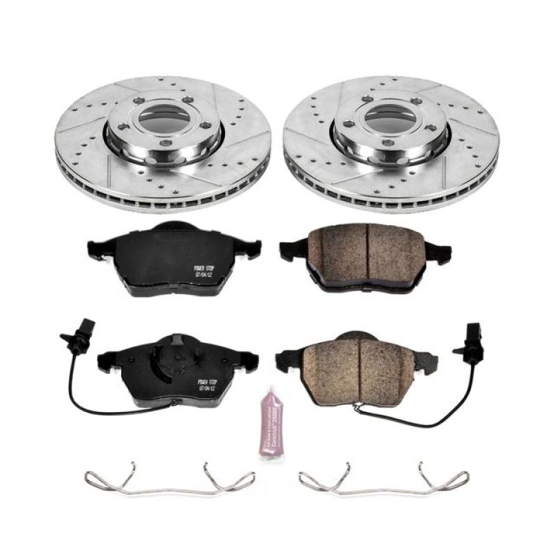 PSB Z23 Evolution Kit - Power Stop 05-06 Audi A4 Front Z23 Evolution Sport Brake Kit