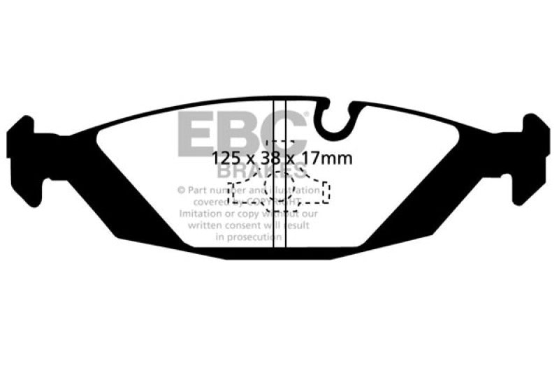 EBC Greenstuff Brake Pad Sets - EBC 83-85 BMW 318 1.8 (E30) Greenstuff Rear Brake Pads