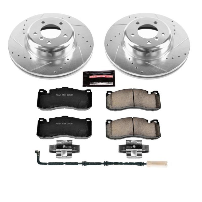 PSB Z23 Evolution Kit - Power Stop 08-10 BMW 135i Front Z23 Evolution Sport Brake Kit