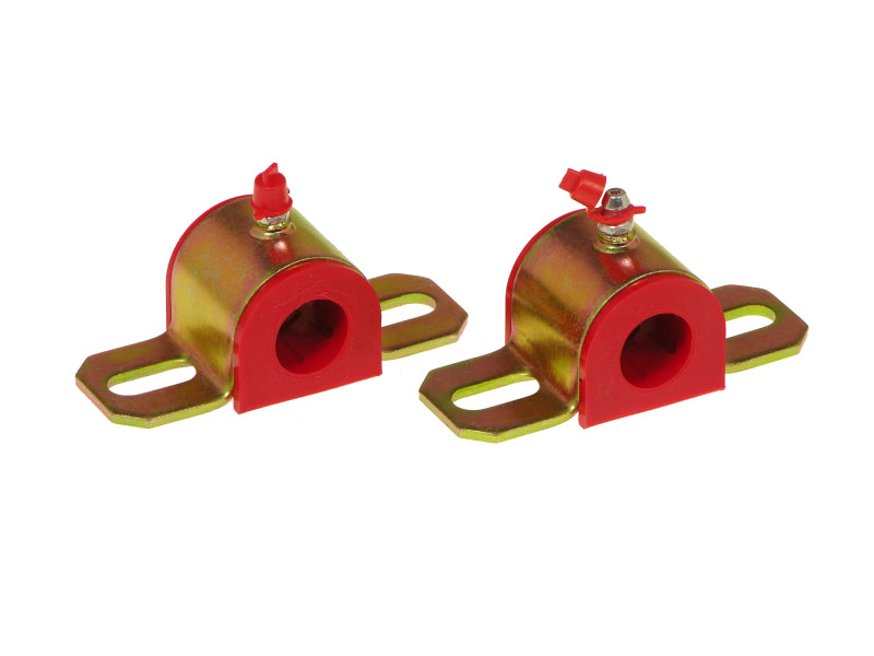 PRO Sway/End Link Bush - Red - Prothane Universal Greasable Sway Bar Bushings - 3/4in - Type A Bracket - Red