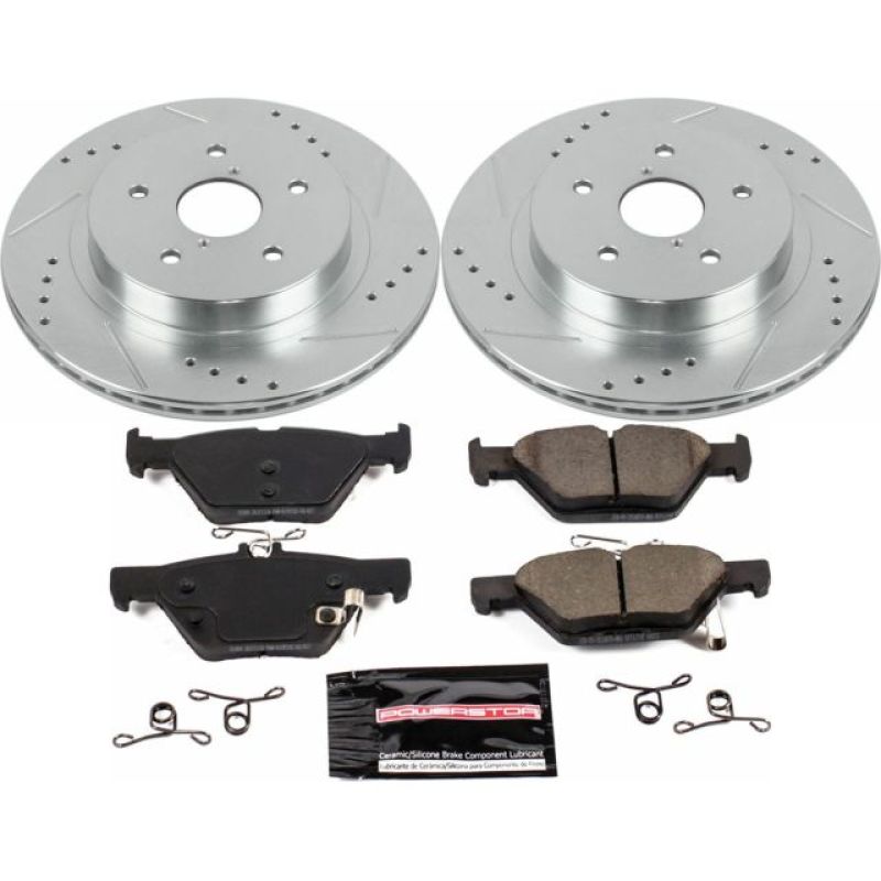 PSB Z23 Evolution Kit - Power Stop 15-18 Subaru Legacy Rear Z23 Evolution Sport Brake Kit