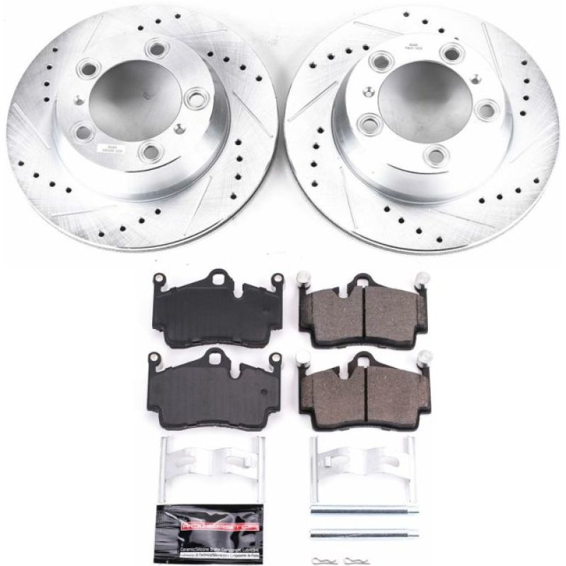 PSB Z23 Evolution Kit - Power Stop 05-12 Porsche Boxster Rear Z23 Evolution Sport Brake Kit