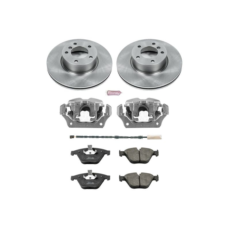 PSB Autospecialty Kit w/Cals - Power Stop 11-12 BMW 328i xDrive Front Autospecialty Brake Kit w/Calipers