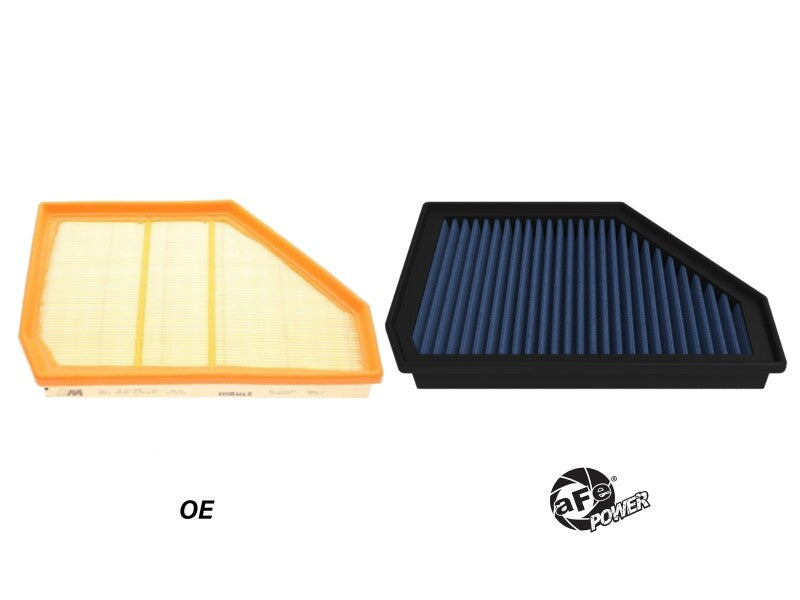 AFE Magnum FLOW OE Replacement Filters - aFe 20-25 BMW X5/X6 M (F95/F96) V8-4.4L Magnum FLOW OE Replacement Air Filter w/ Pro 5R Media (Pair)