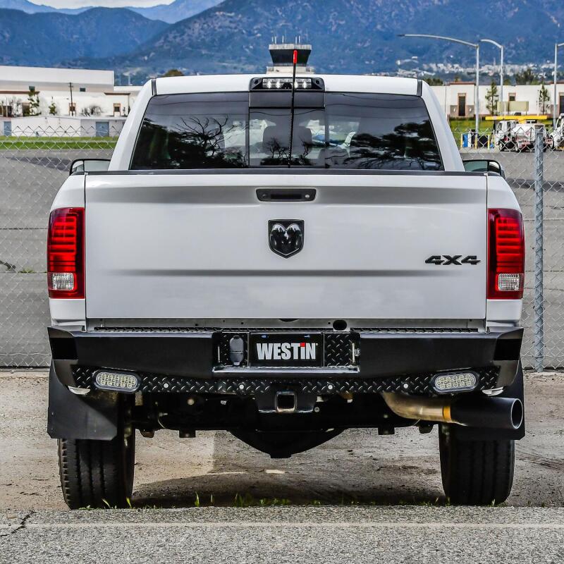 WES HDX Rear Bumpers - Westin 09-18 Ram 1500 HDX Bandit Rear Bumper - Black