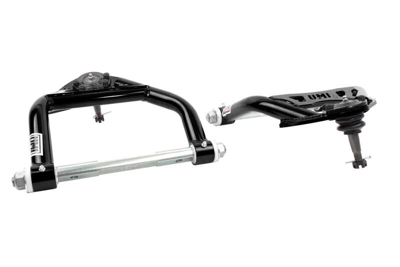 UMI Control Arm Kits - UMI Performance 64-72 GM A-Body Tubular Upper & Lower Front A-Arm Kit - Black